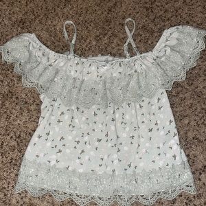 A off the shoulders with spaghetti straps size (xxl, 19)